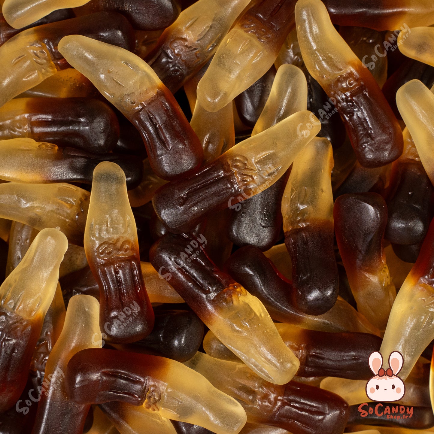 Bouteilles Cola Lisses (100g)