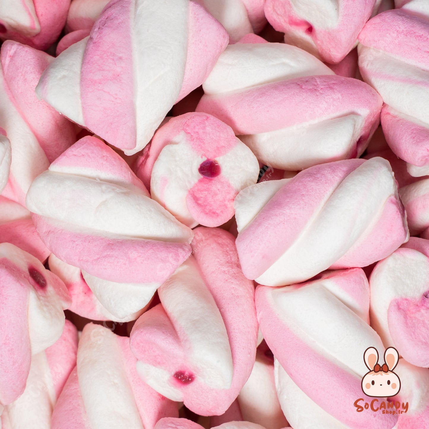 Guimauves Twist Rose Fourrées (10 pièces)