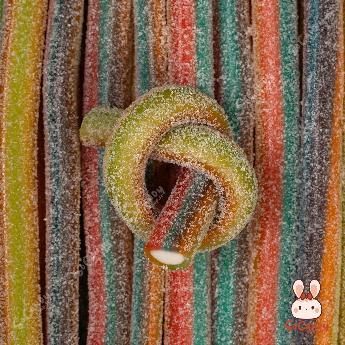 Jumbo Acides Sucrés Multicolores (1 pièces)