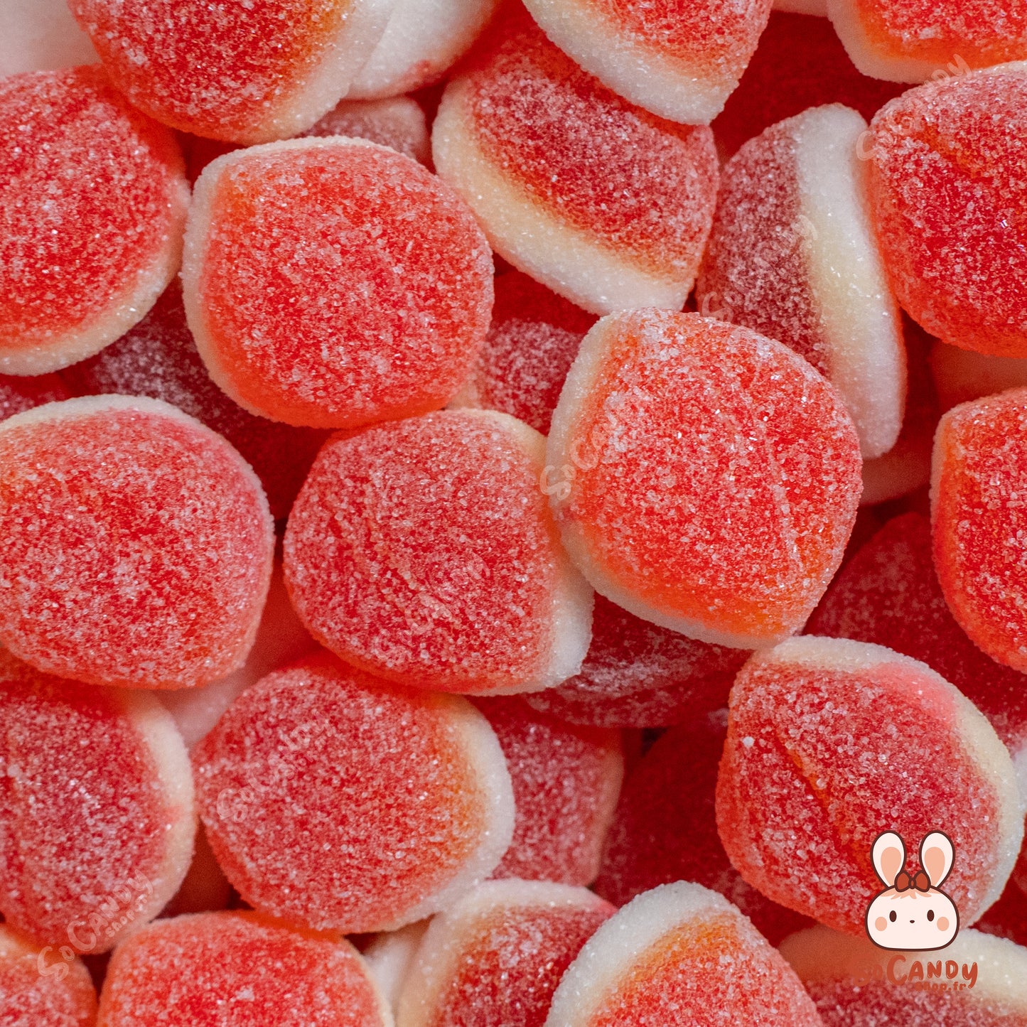 Pêches Fourrées Sucrés (100g)