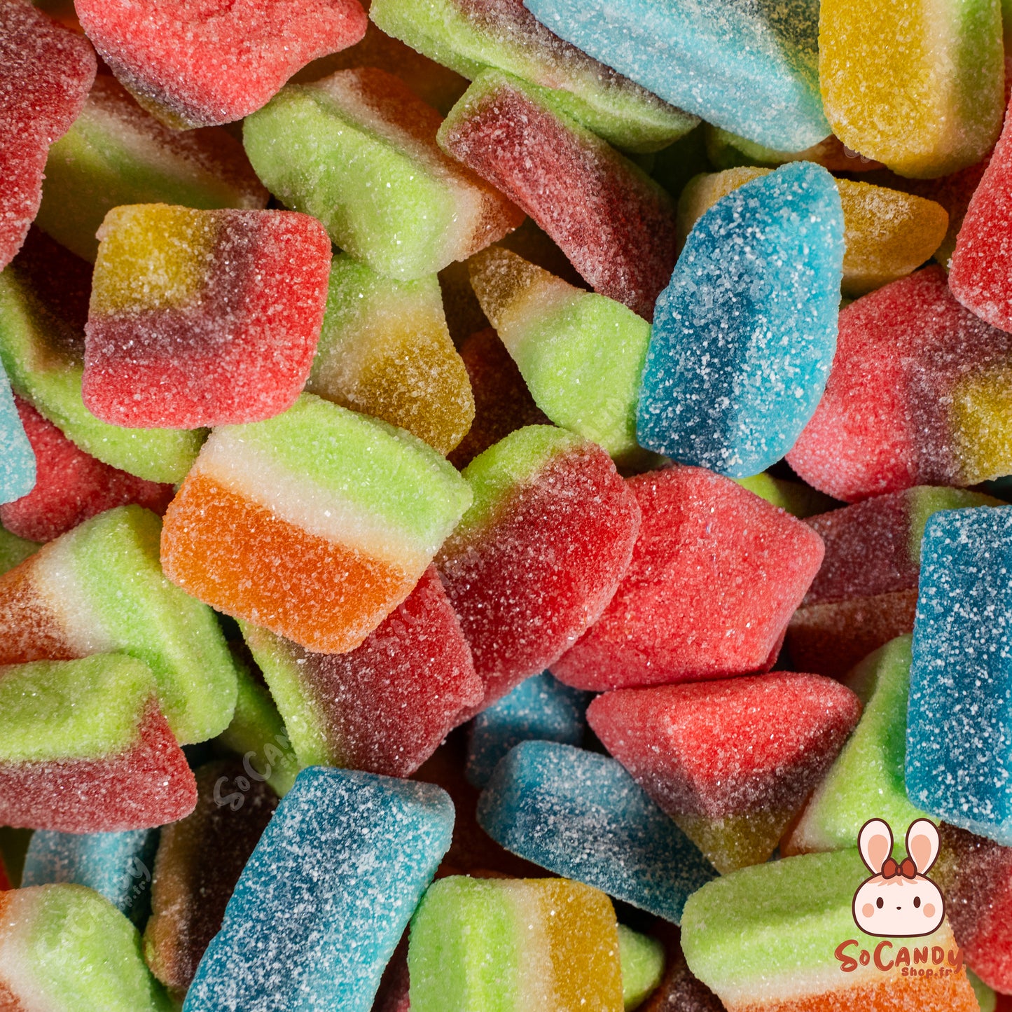 Mix Tranches et Pyramides Sucrées (500g) + Pochette