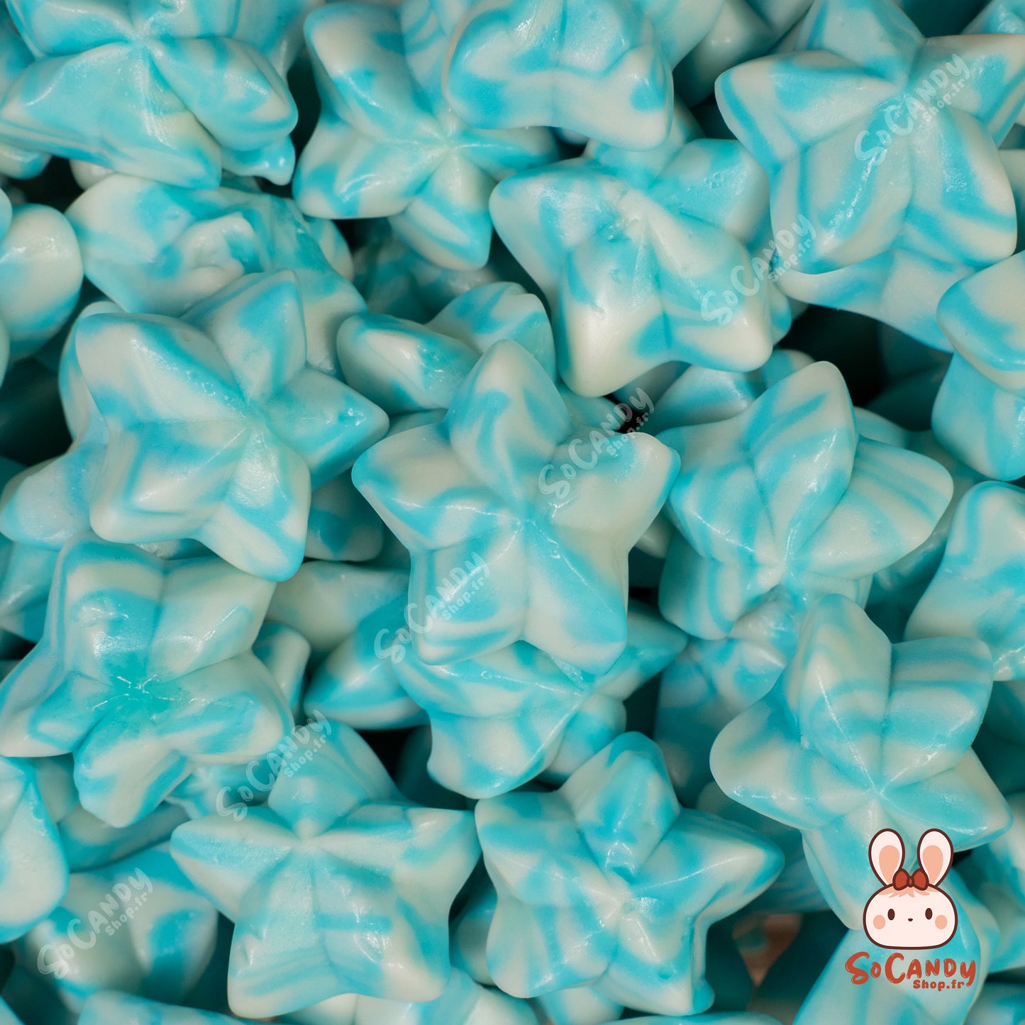 Etoiles Twisty Framboises lisses (100g)