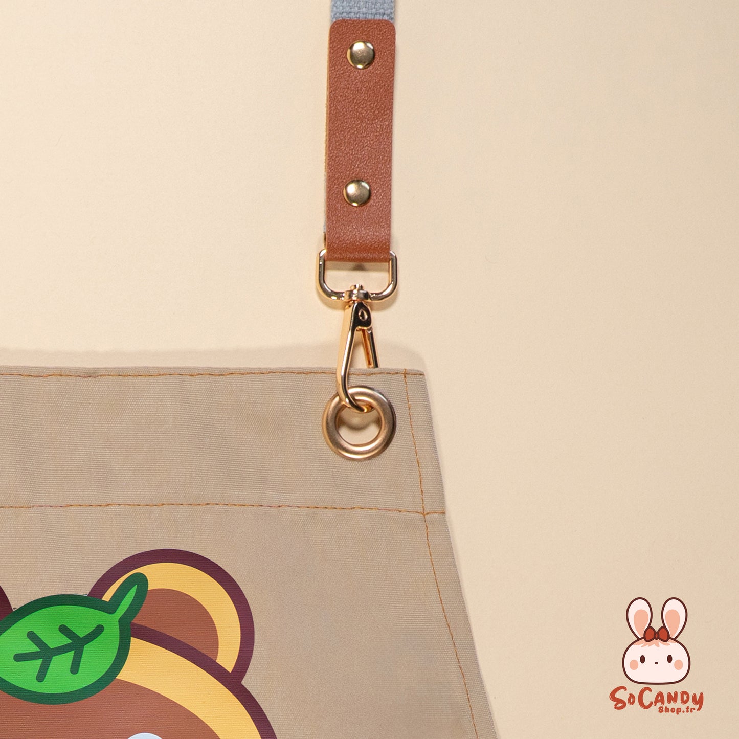 Tablier Beige + Pochette