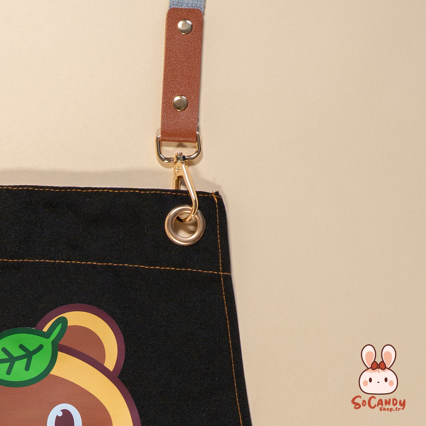 Tablier Noir + Pochette