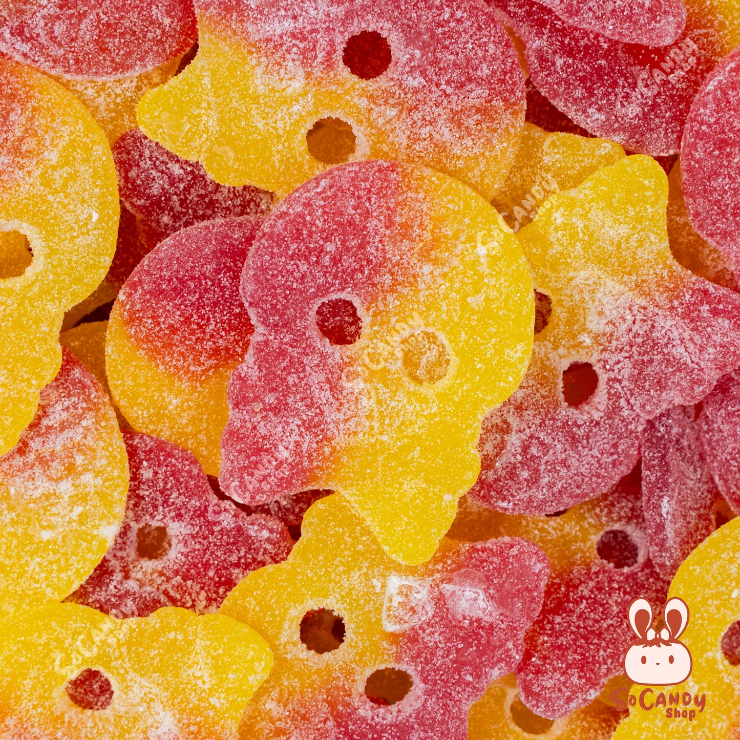 🌱Bubs Crânes Framboise/Citron - Bonbons Suèdois (100g)