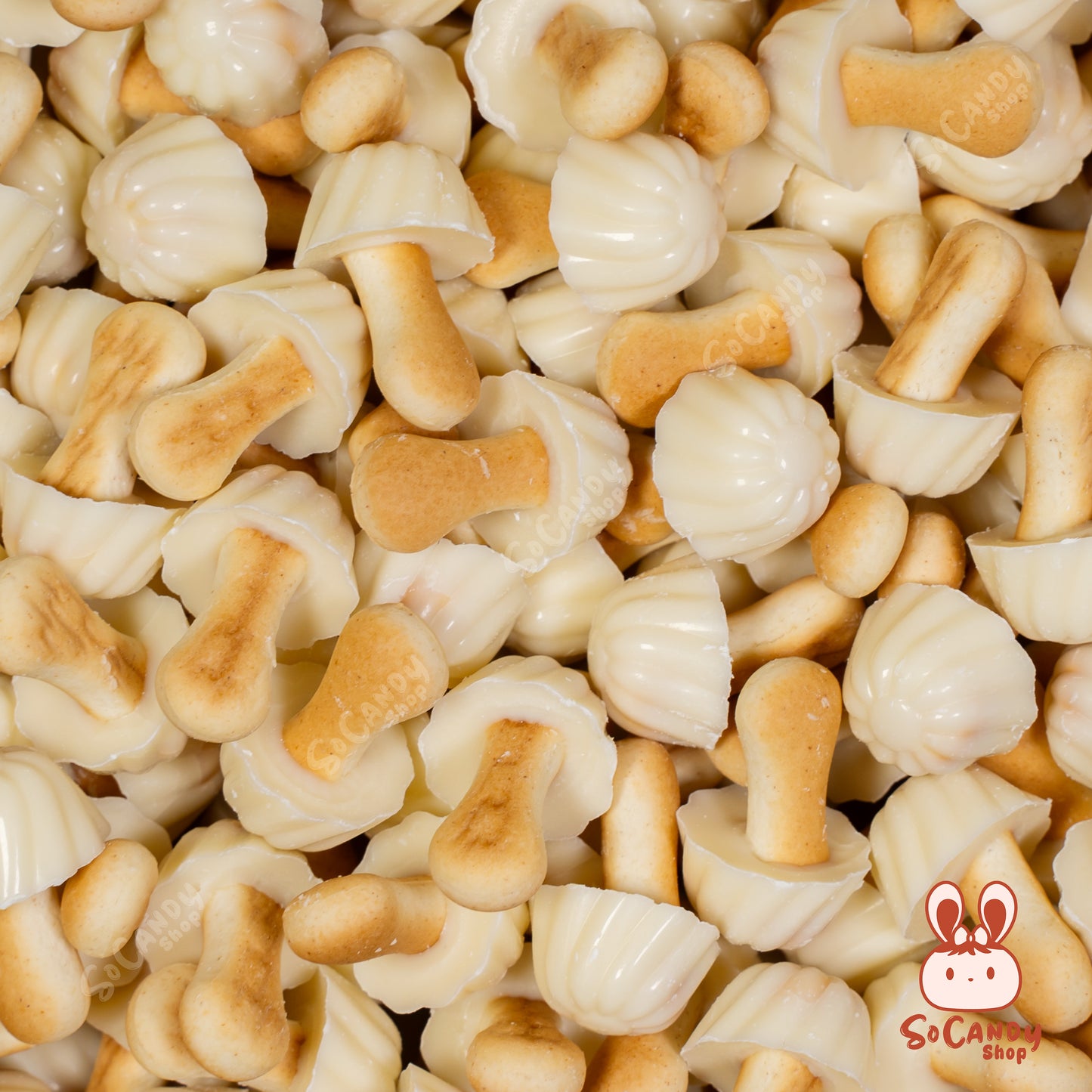 🍫Champignons Biscuits / Chocolat Blanc (10 pièces)