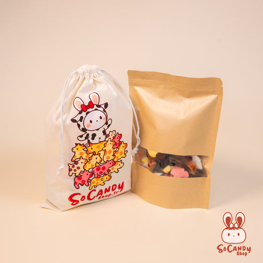 Mix Animaux Lisses (500g) + Pochette