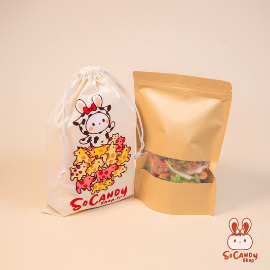 Mix Animaux Sucrés (500g) + Pochette