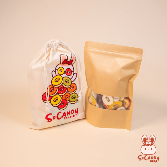 Mix Anneaux Sucrés (500g) + Pochette