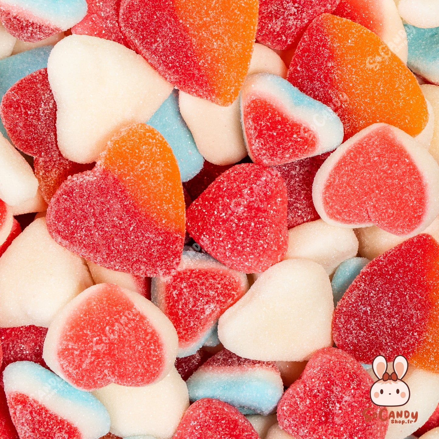 Mix Coeurs Sucrées (500g) + Pochette