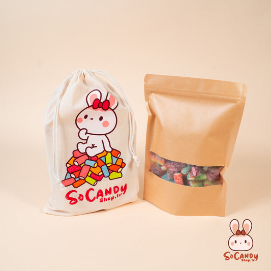 Mix Briques │ Mini Cables & Jumbos Sucrés (500g) + Pochette