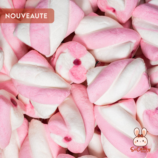 Guimauves Twist Rose Fourrées (10 pièces)