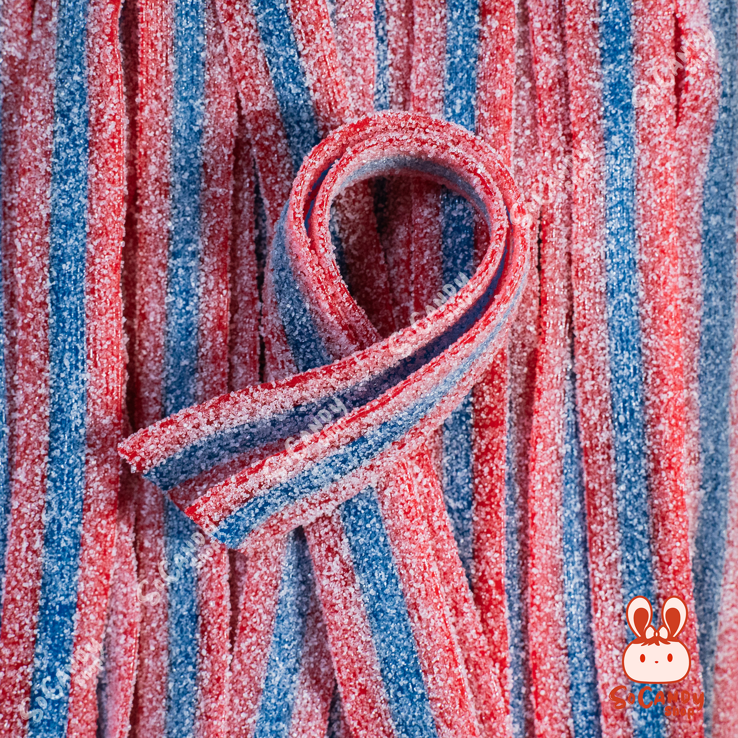 Rubans BubbleGum Acidulés (10 pièces)