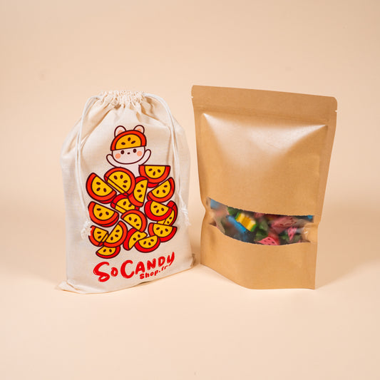 Mix Tranches lisses - Bonbons à éplucher (500g) + Pochette