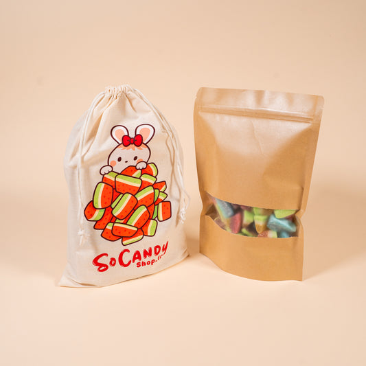 Mix Tranches et Pyramides Sucrées (500g) + Pochette