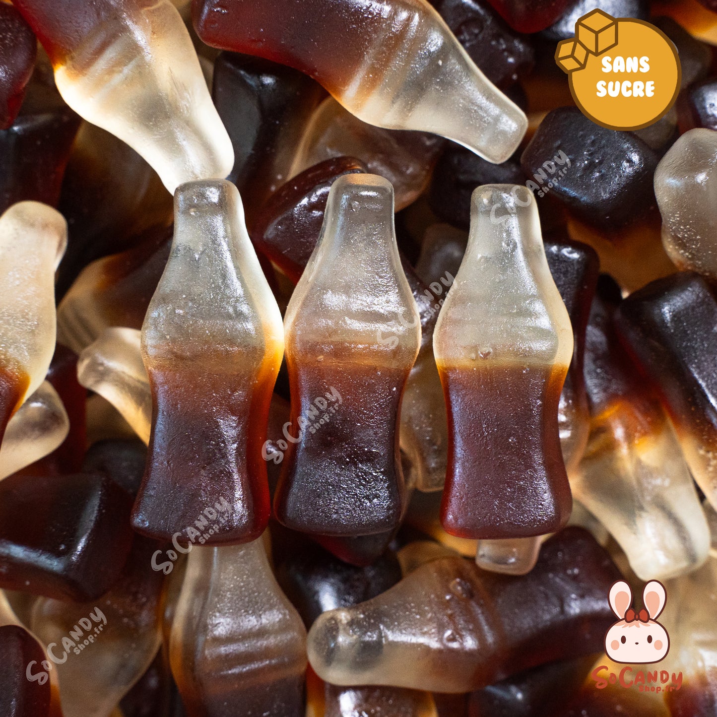 [Sans Sucre] Bouteille Cola Lisse (100g)