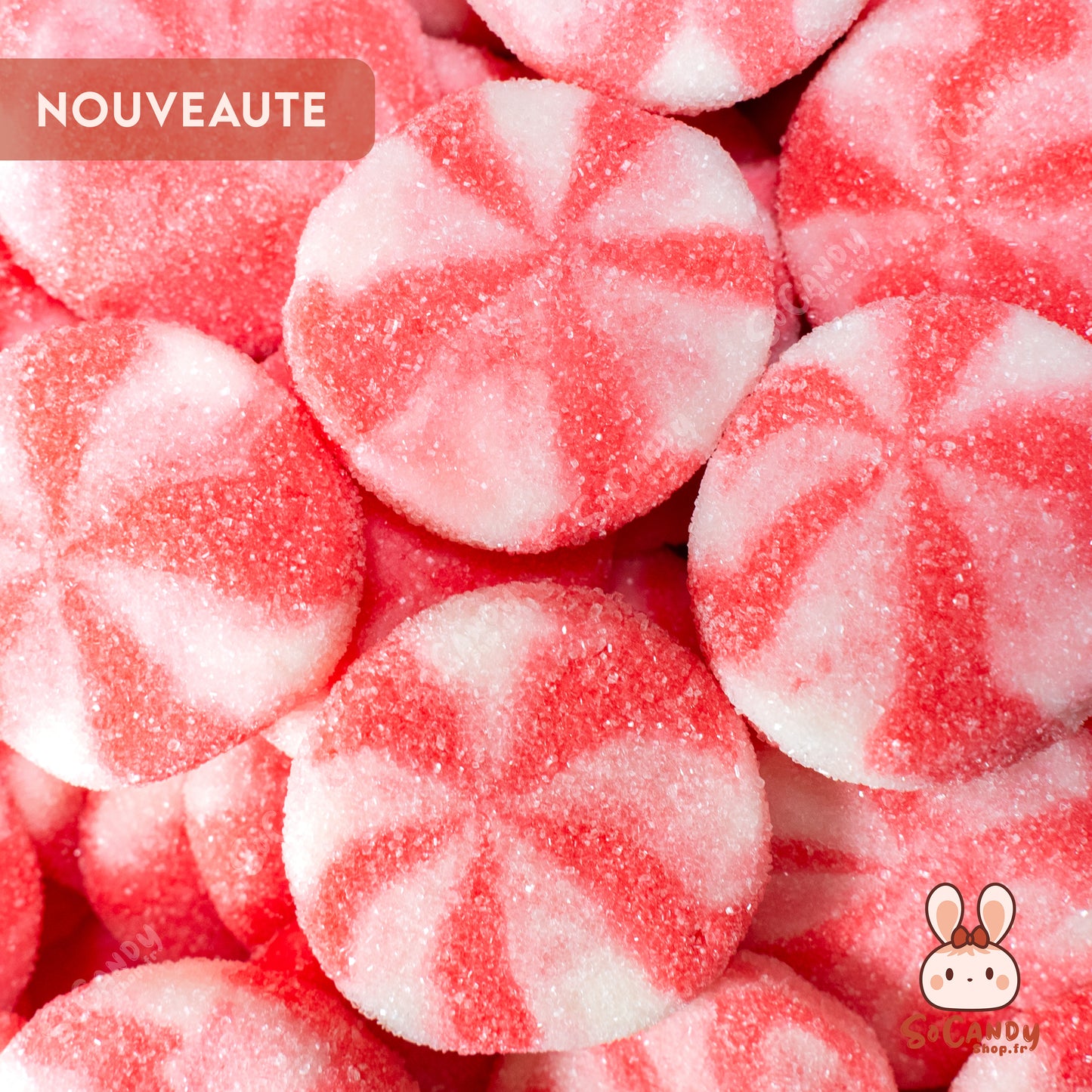 Spirales Fraise Crème (100g)