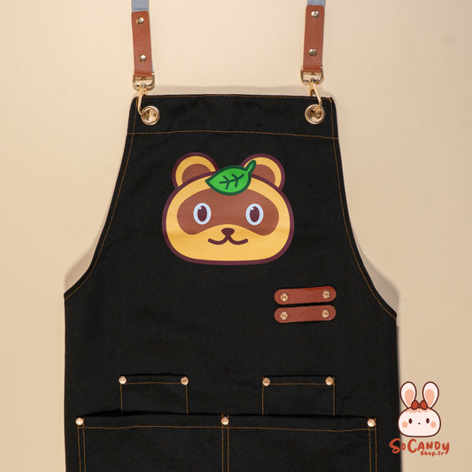 Tablier Noir + Pochette